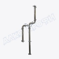 Самогонный аппарат ПРОИЗВОДИТЕЛЬ 2.0 на кубе ЛЮКС 50л