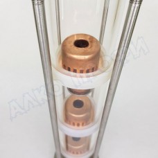 Колпачковая колонна (флейта) 1,5" медная 7 этажей