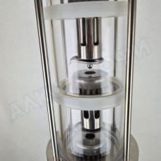 Колпачковая колонна (флейта) 3"(с клампом 2") нержавеющая 4 этажа