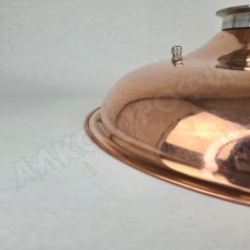 Крышка купольная медная для куба с внутр.диам. 32см 4"