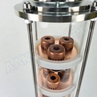 Колпачковая колонна (флейта) 4"(с клампом 3") медная 6 этажей